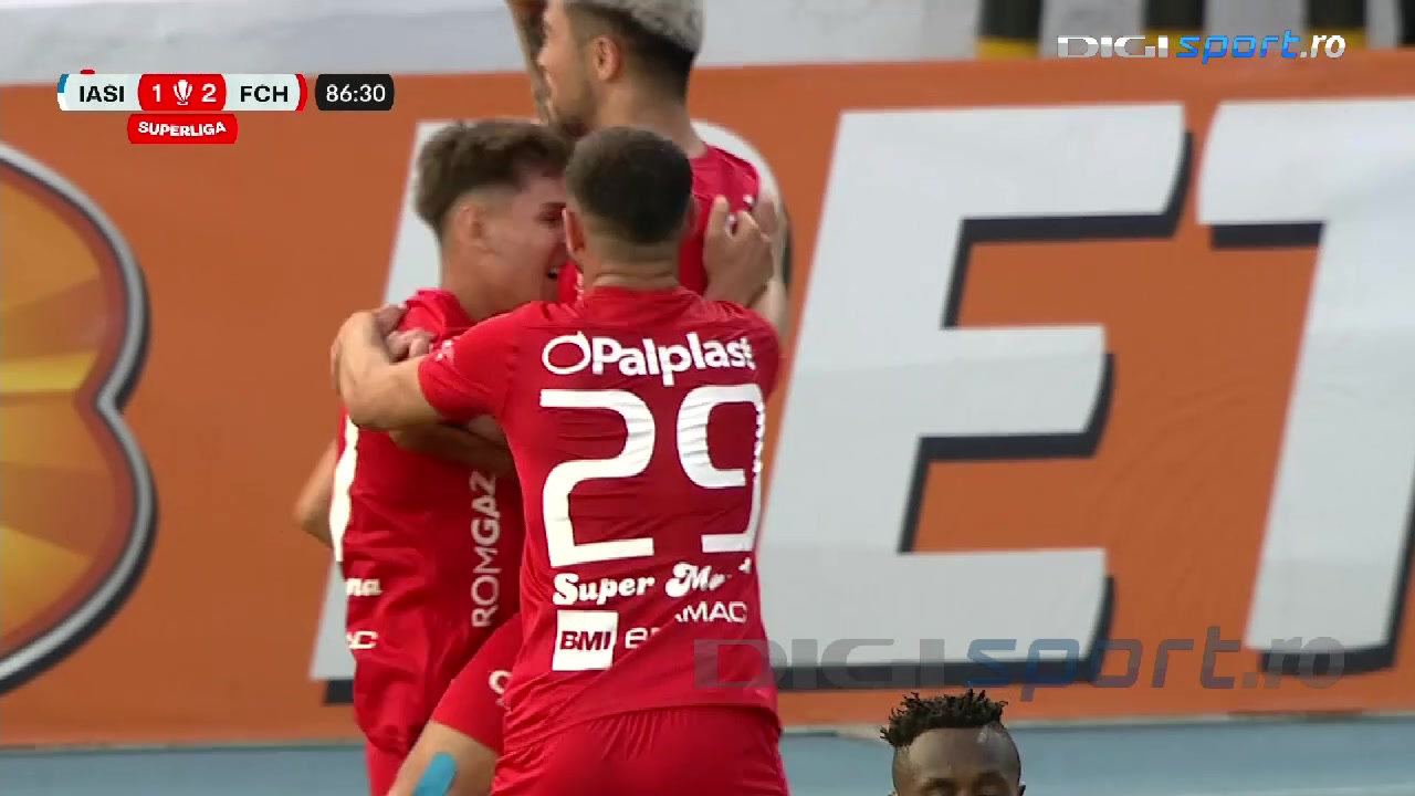 Video  Poli Iași - Hermannstadt 1-3. Gabi Iancu, gol cu călcâiul