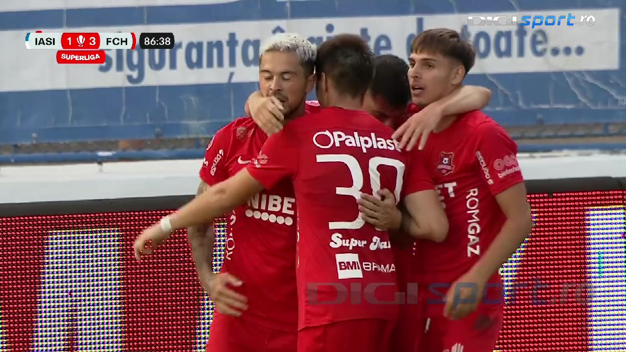 Video  Poli Iași - Hermannstadt 1-3. Gabi Iancu, gol cu călcâiul